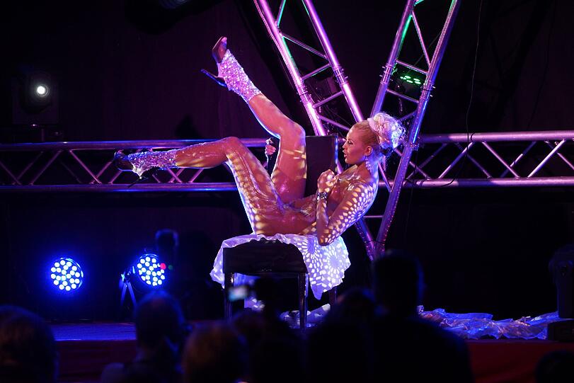 Sexy Bühnenshows und viel nackte Haut: Sehen Sie hier die besten Bilder der "Eros und Amore 2014" in München.