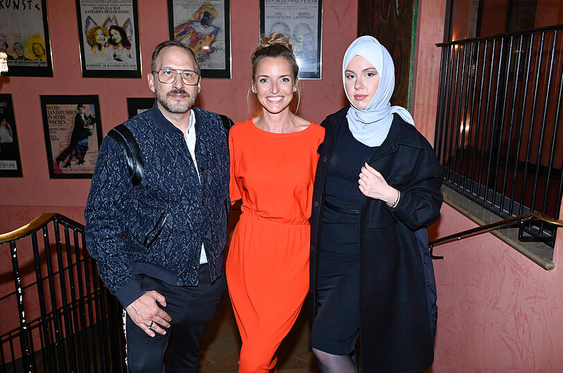 Peter Kollmann, Deborah Müller und Asja Guneeva
