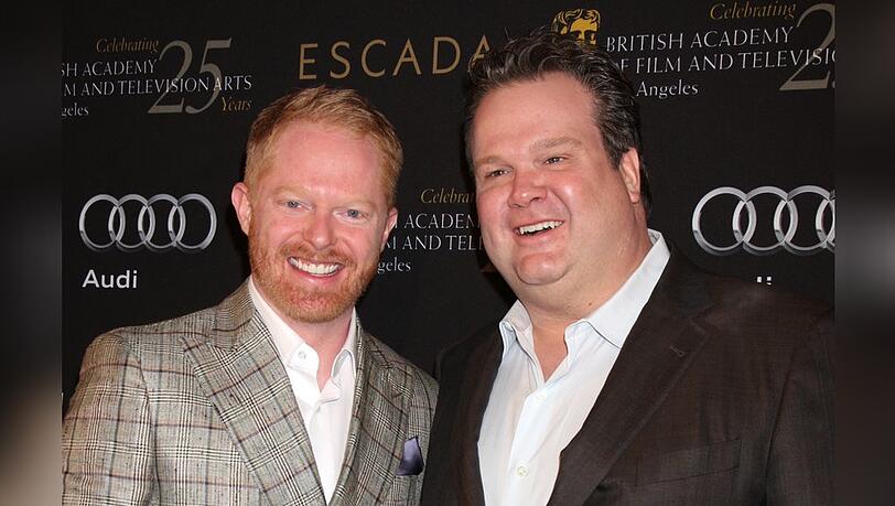 Jesse Tyler Ferguson und Eric Stonestreet hatten sicher einiges zu lachen am "Modern Family"-Set.