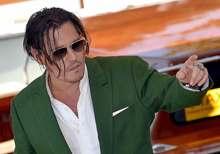 Johnny Depp in Venedig