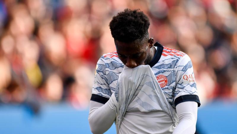 Musste gegen Leverkusen angeschlagen ausgewechselt werden: Alphonso Davies.