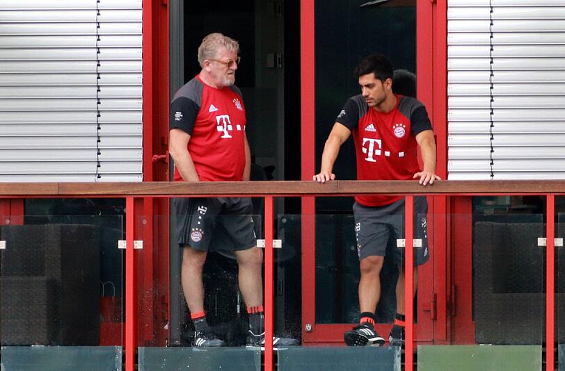 Weitere Bilder von Peps Comeback an der Säbener Straße.