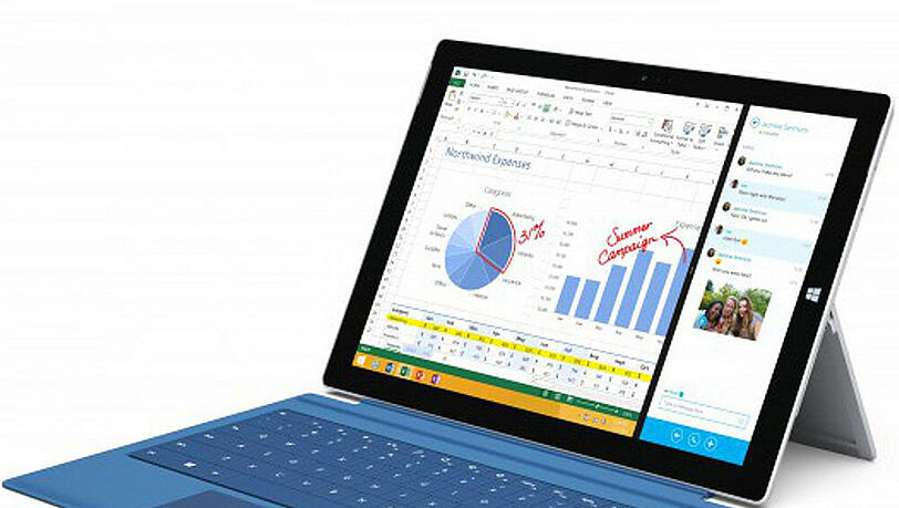 Das Surface Pro 3 soll ein vollwertiger Laptop-Ersatz werden Das Surface Pro 3 soll ein vollwertiger Laptop-Ersatz werden
