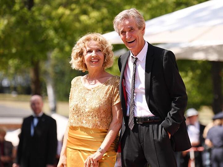Michaela May und ihr Mann Bernd Schadewald sind Stammgäste in Bayreuth.