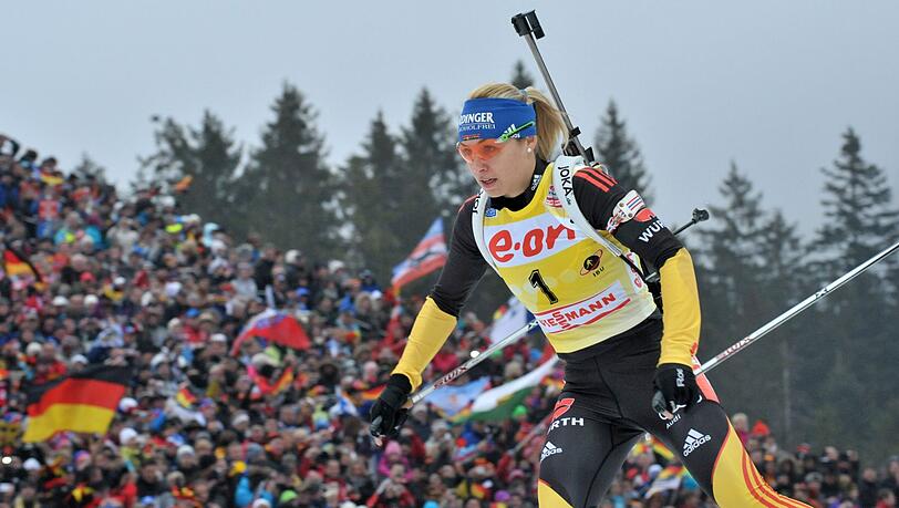 F&uuml;r Magdalena Neuner war Ruhpolding 2012 ihre letzte WM. (Archivbild)