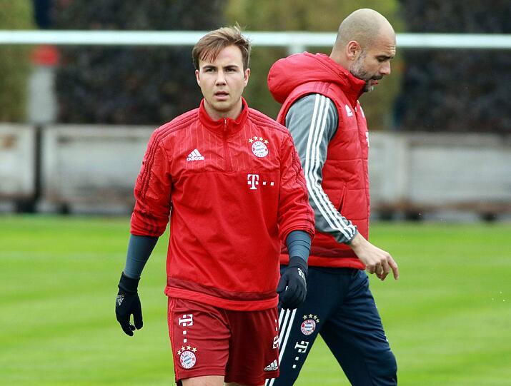 Wie gut verstehen sie sich? Zumindest setzte Pep Guardiola am Saisonanfang auf Götze.