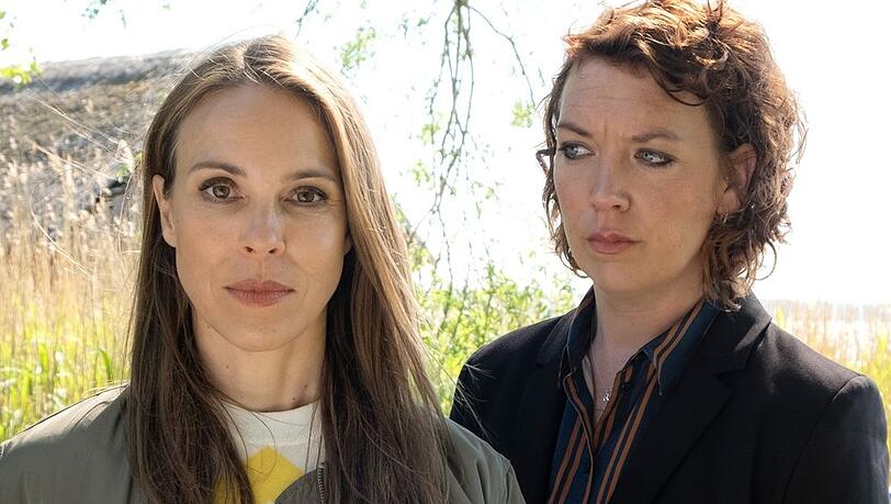 "Polizeiruf 110: Seine Familie kann man sich nicht aussuchen": Katrin König (Anneke KimSarnau, l.) und ihre neue Kollegin Melly Böwe (Lina Beckmann).