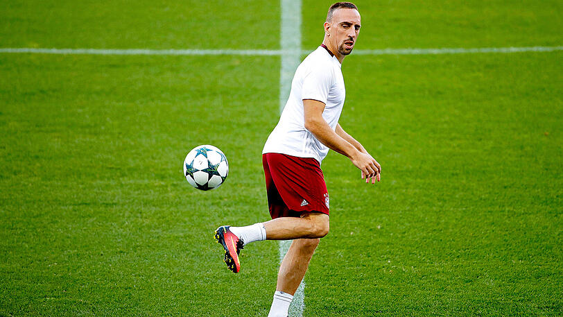 Franck Ribéry kehrte am Montag wieder zurück auf den Trainingsplatz.