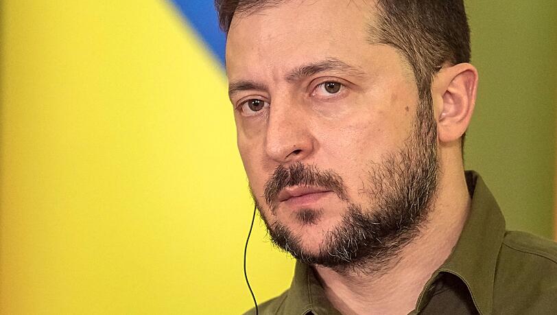 Ukraines Präsident Wolodymyr Selenskyj findet harte Worte für den Aggressor Russland.