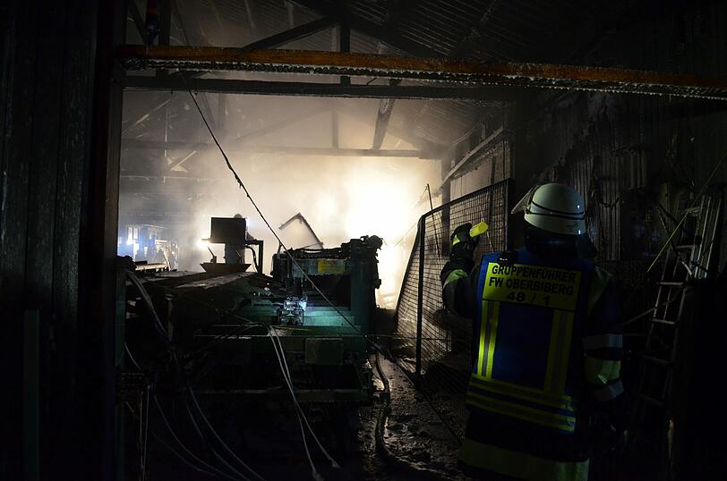 Bei dem Brand war ein Großaufgebot der Feuerwehr im Einsatz.