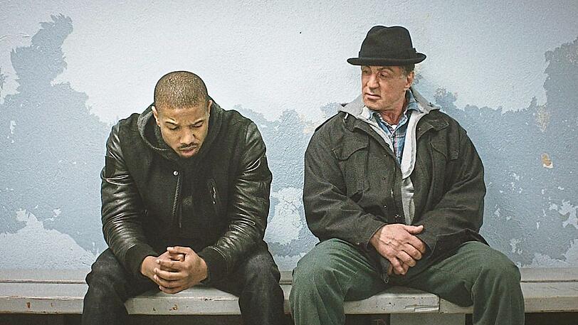 "Creed - Rockys Legacy": Michael B. Jordan (l.) als Adonis Johnson und Sylvester Stallone als Rocky Balboa.