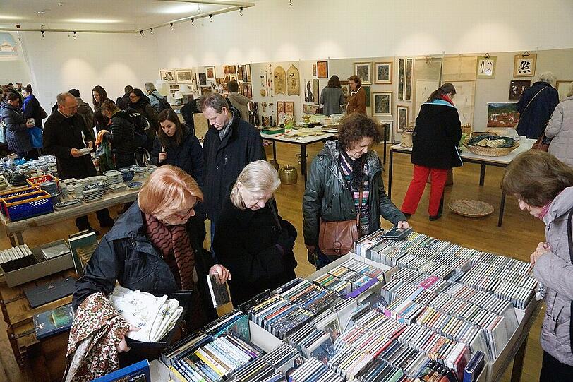 Der Markt war gut besucht, bis zu 1000 Besucher erwartete die Museumsleitung über den Tag verteilt.