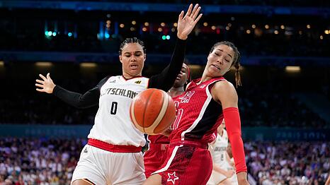 Satou Sabally war erneut beste deutsche Werferin.