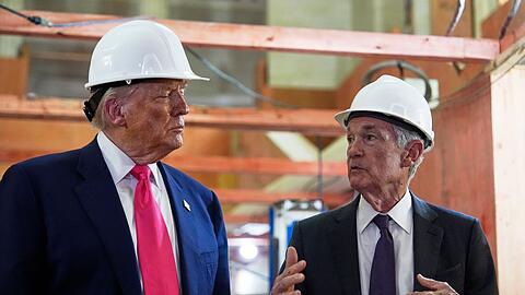 US-Präsident Trump betrachtet Notenbank-Chef Powell schon länger als Ärgernis. (Archivbild)