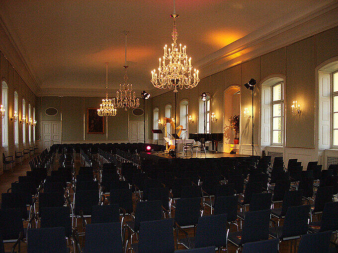 Klangerlebnis garantiert: der Hubertussaal von Schloss Nymphenburg.