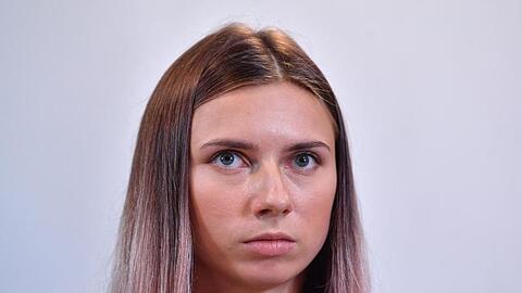Kristina Timanowskaja: "Hoffe, dass wir hier bleiben können, dass ich meine Karriere fortsetzen und dass mein Mann hier Arbeit finden kann.".