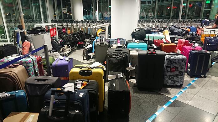Koffer-Chaos am Flughafen München