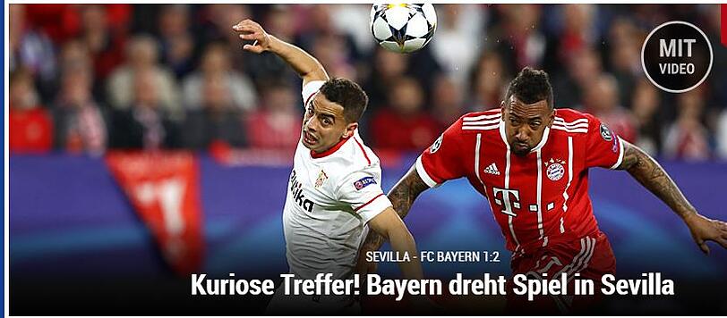 spox.com spielt auf die kuriosen Treffer an.