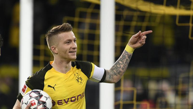 Marco Reus von Dortmund bejubelt ein Tor. Foto: Ina Fassbender/Archiv Marco Reus von Dortmund bejubelt ein Tor. Foto: Ina Fassbender/Archiv