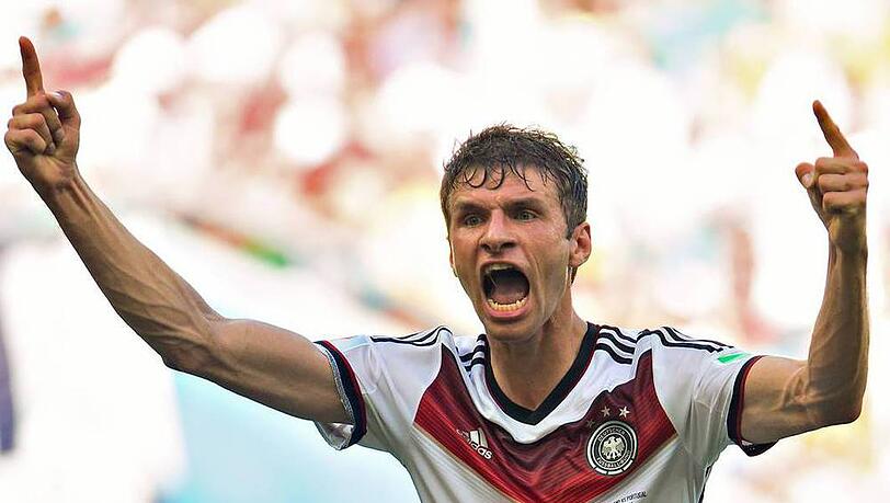 In Brasilien hatte Thomas Müller bisher drei Mal Grund zum Jubeln In Brasilien hatte Thomas Müller bisher drei Mal Grund zum Jubeln