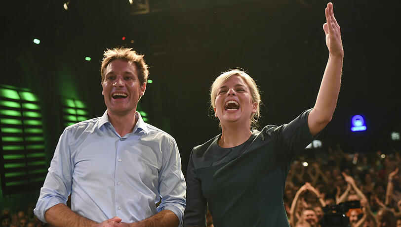 Konnten das bisher beste Grünen-Ergebnis bei einer bayerischen Landtagswahl einfahren: Die Spitzenkandidaten Ludwig Hartmann (l.) und Katharina Schulze. Konnten das bisher beste Grünen-Ergebnis bei einer bayerischen Landtagswahl einfahren: Die Spitzenkandidaten Ludwig Hartmann (l.) und Katharina Schulze.