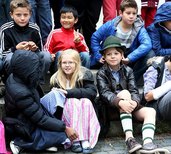 Die Schülerinnen und Schüler waren mit Begeisterung dabei
