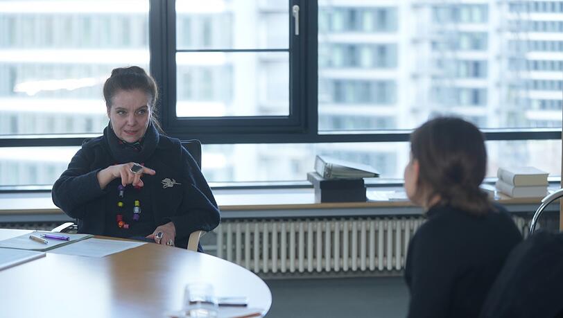 Ehbauer im Gespräch mit AZ-Rathausreporterin Christina Hertel. Ehbauer im Gespräch mit AZ-Rathausreporterin Christina Hertel.