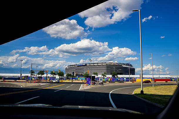 Das "MetLife-Stadium", gelegen in East Rutherford, New Jersey.