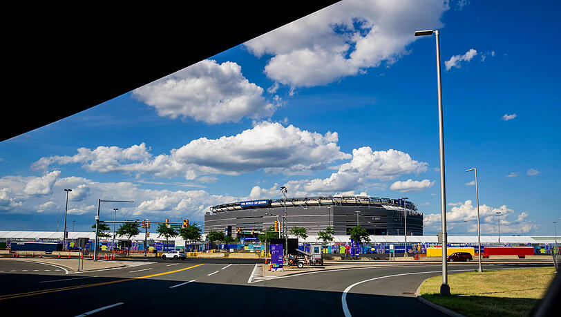 Das "MetLife-Stadium", gelegen in East Rutherford, New Jersey. Das "MetLife-Stadium", gelegen in East Rutherford, New Jersey.