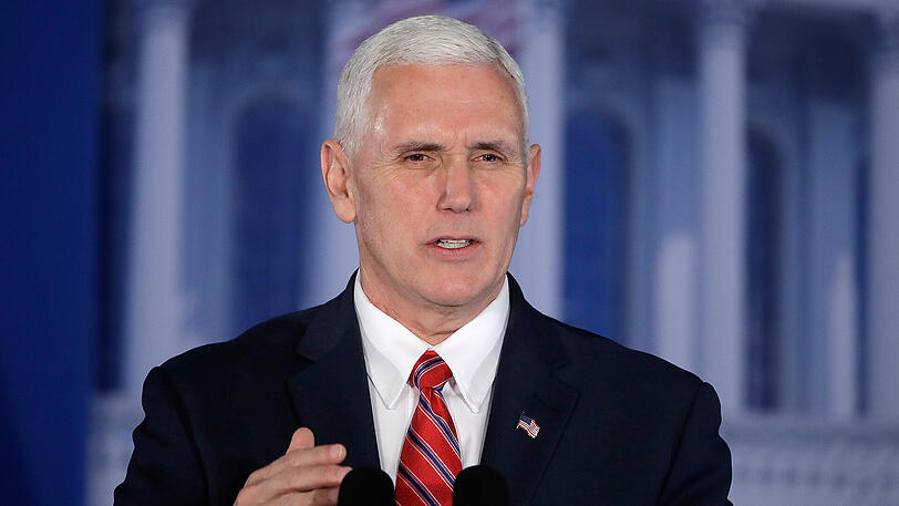 Mike Pence kommt zur Münchner Sicherheitskonferenz.