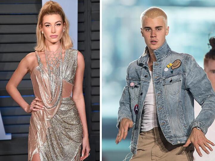 Hailey Baldwin und Justin Bieber versuchen es gemeinsam. Fotos: PA Wire/Notimex/