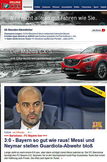 Die internationalen Pressestimmen 3:0-Niederlage gegen Barca.