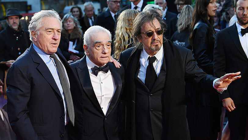 Kino-Titanen in London vereint: Al Pacino (rechts), Martin Scorsese und Robert De Niro Kino-Titanen in London vereint: Al Pacino (rechts), Martin Scorsese und Robert De Niro