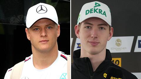 Mick Schumacher (l.) und sein Cousin David Schumacher haben das Rennfahrer-Gen des Schumacher-Clans geerbt. Für ihre Schwester bzw. Cousine fanden sie nun herzliche Worte zur Hochzeit.