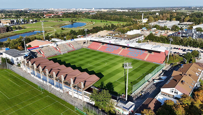 Aktuelle Heimspielstätte der SpVgg Unterhaching.