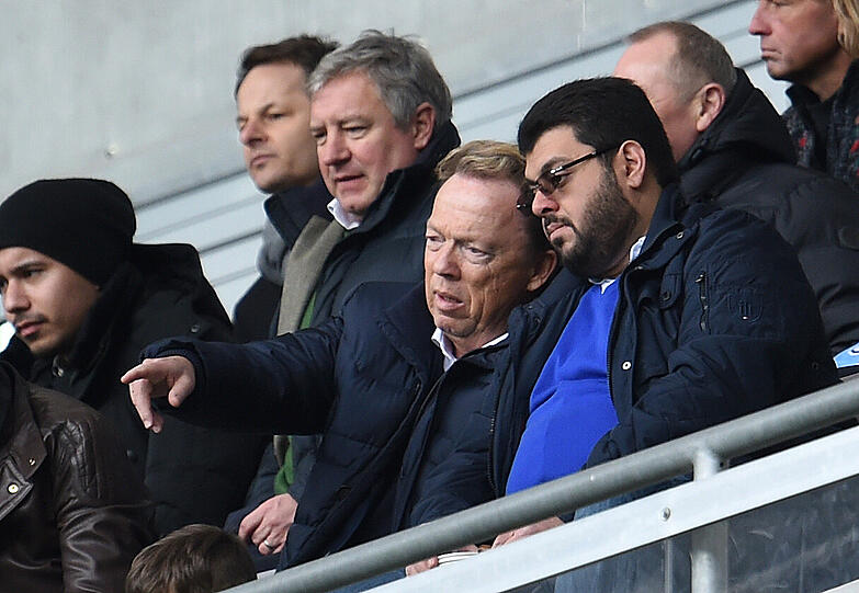 Haben nicht über Bert van Marwijk gesprochen: (v.l.) Peter Cassalette und Investor Hasan Ismaik.
