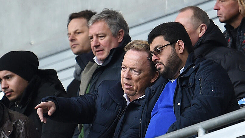 Haben nicht über Bert van Marwijk gesprochen: (v.l.) Peter Cassalette und Investor Hasan Ismaik. Haben nicht über Bert van Marwijk gesprochen: (v.l.) Peter Cassalette und Investor Hasan Ismaik.