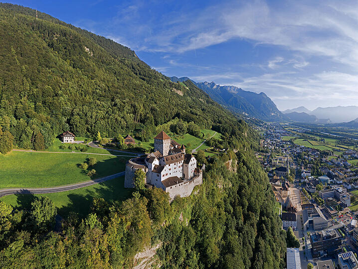 Das Schloss Vaduz.