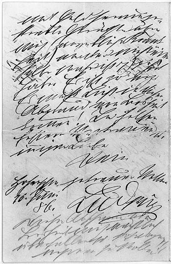 Der Brief, den König Ludwig II. drei Tage vor seinem Tod verfasst hat, ist jetzt aufgetaucht.