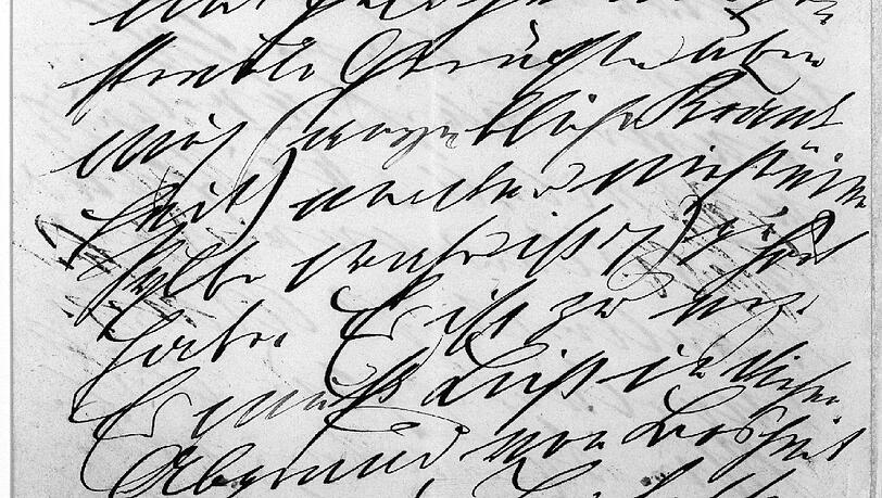 Der Brief, den König Ludwig II. drei Tage vor seinem Tod verfasst hat, ist jetzt aufgetaucht. Der Brief, den König Ludwig II. drei Tage vor seinem Tod verfasst hat, ist jetzt aufgetaucht.