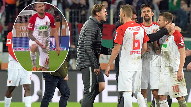 Daniel Baier und Ralph Hasenhüttl werden wohl so schnell keine Freunde mehr. Der Mittelfeldakteur fiel mit einer obszönen Geste auf.