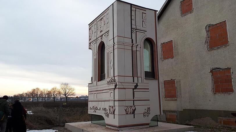 So wie dieses Muster soll die Fassade des Hauses mal aussehen.