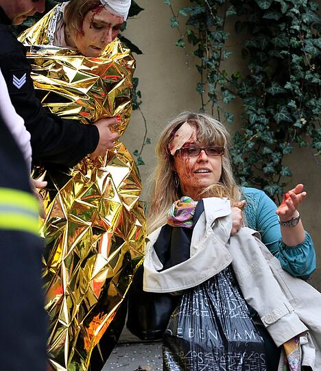 Eine Explosion erschüttert die City von Prag - Die Bilder