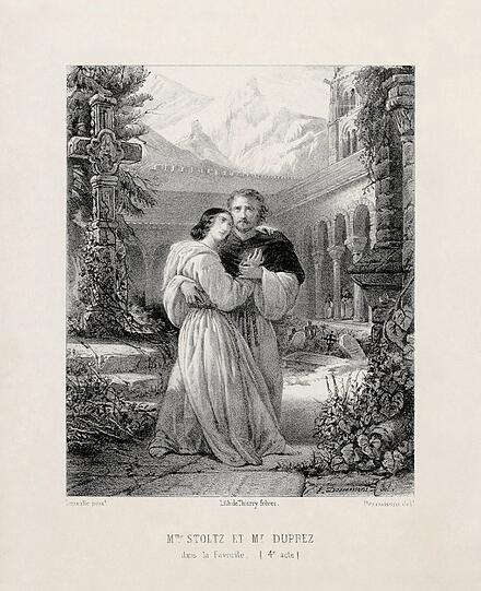 Gilbert Duprez und Rosine Stoltz in Donizettis "La Favorite"
