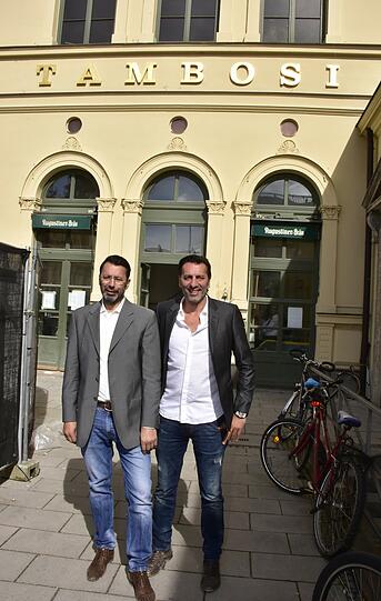 Pino und Ugo Crocamo stellen das neue Tambosi vor