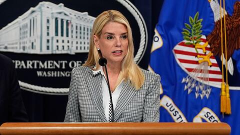 US-Justizministerin Bondi steht wegen ihres Umgangs mit dem Fall besonders in der Kritik. (Archivbild)