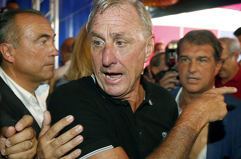 Johan Cruyff - hier bei einer Veranstaltung des FC Barcelona.