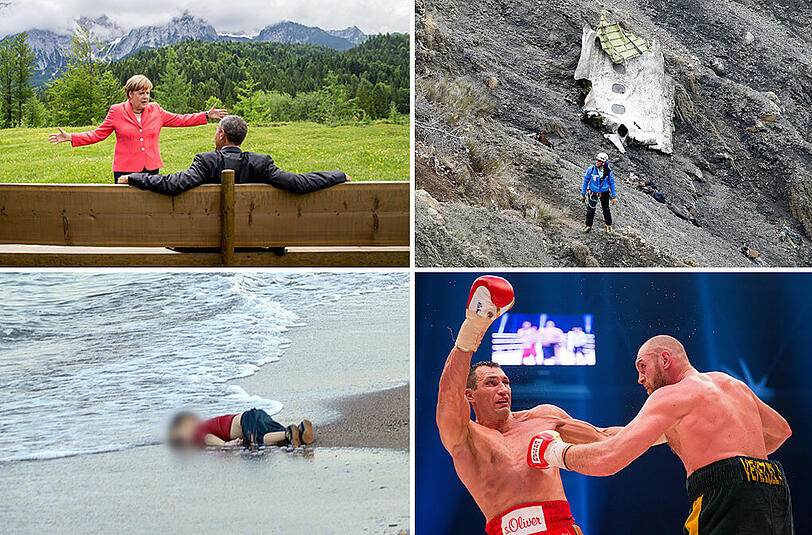 Was bleibt, wenn das Jahr 2015 zu Ende geht? Die besten Bilder des Jahres zum Durchklicken.