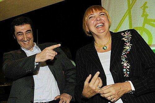 Neues Führungsduo der Grünen: Cem Özdemir und Claudia Roth