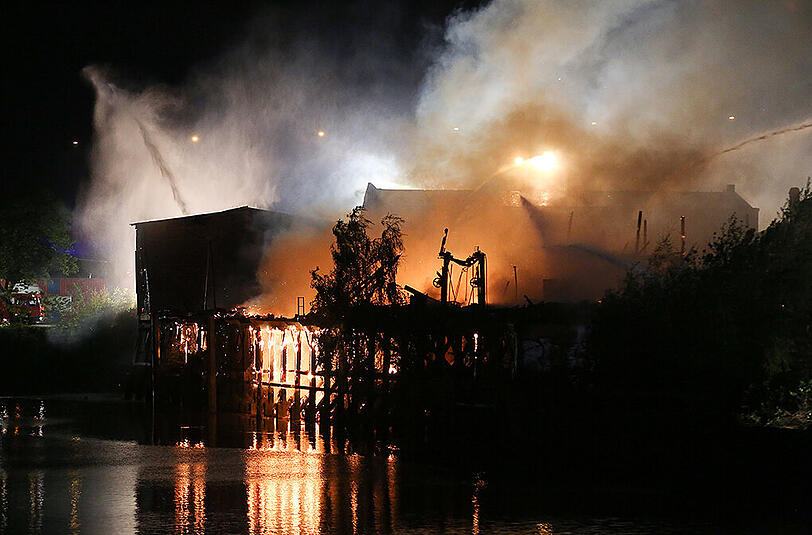 Bei dem Brand wurde niemand verletzt. Foto: Bodo Marks